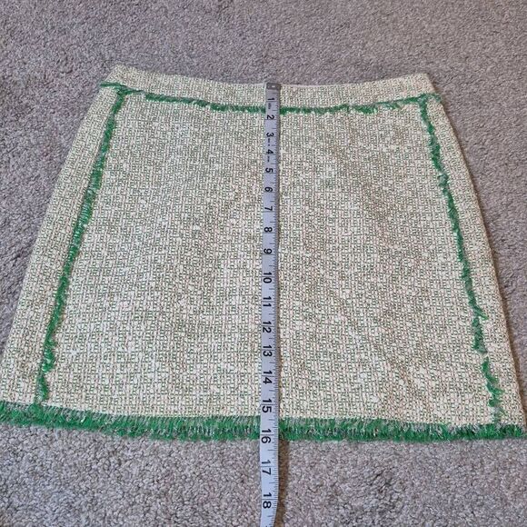 J. Crew Women's Glimmer Tweed Mini Skirt Size 2 - Picture 4 of 7